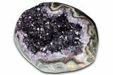 Sparkly Deep-Purple Amethyst Geode - Uruguay #345954-2